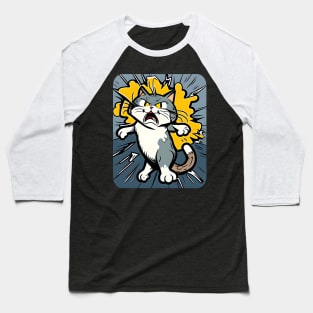 Angry Cat - Funny meme - Love Cats Baseball T-Shirt